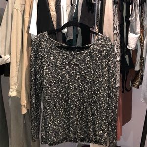 Forever 21 knit black and white sweater